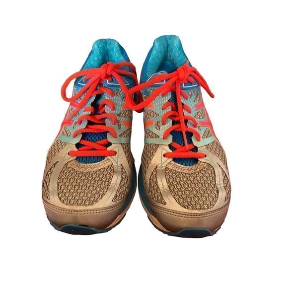 ASICS women’s gel cumulus 17, gray and blue running shoes size 9  - Picture 5 of 7